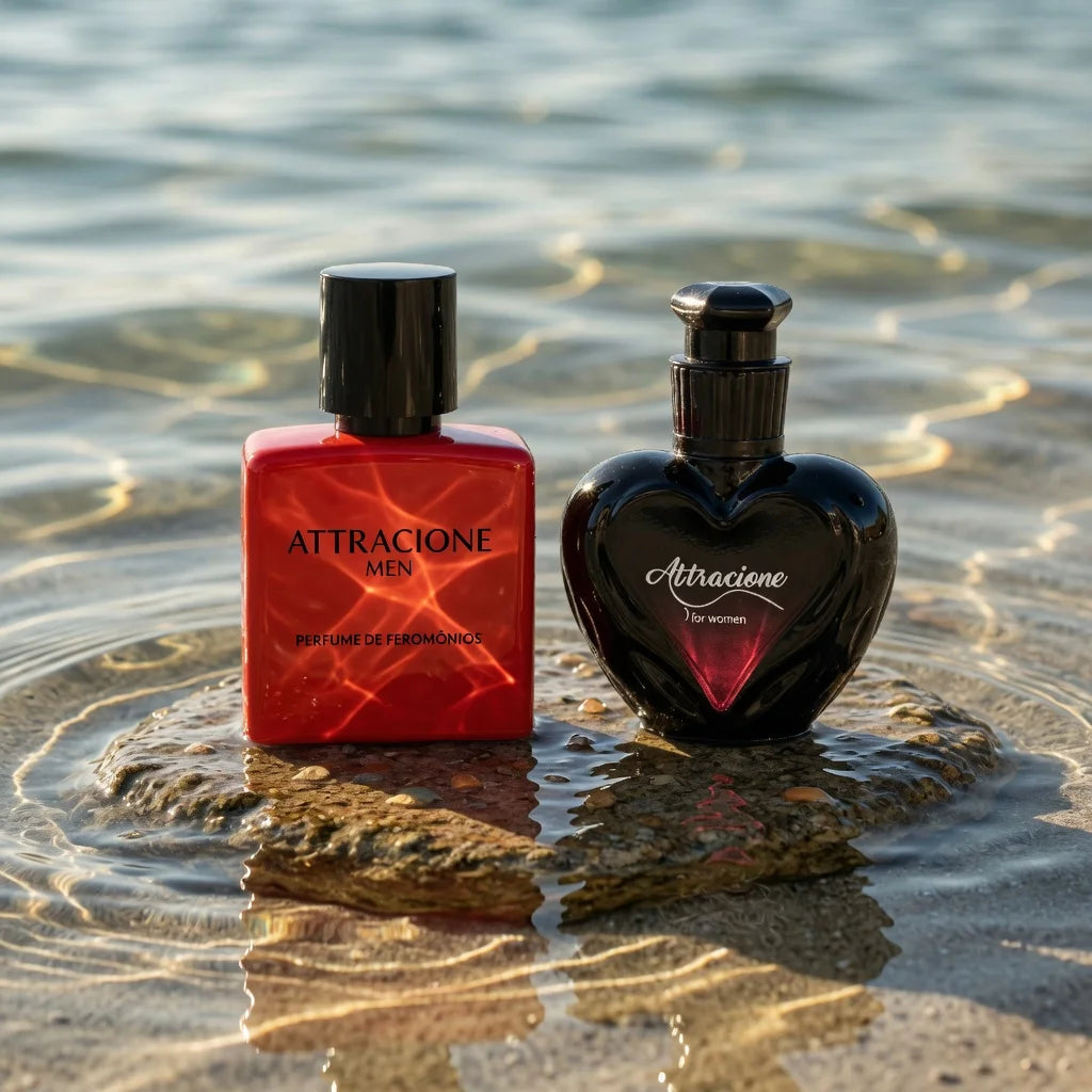 Kit Perfume Attracione Casal - 15ml - Atração e Sedução na Palma da Mão