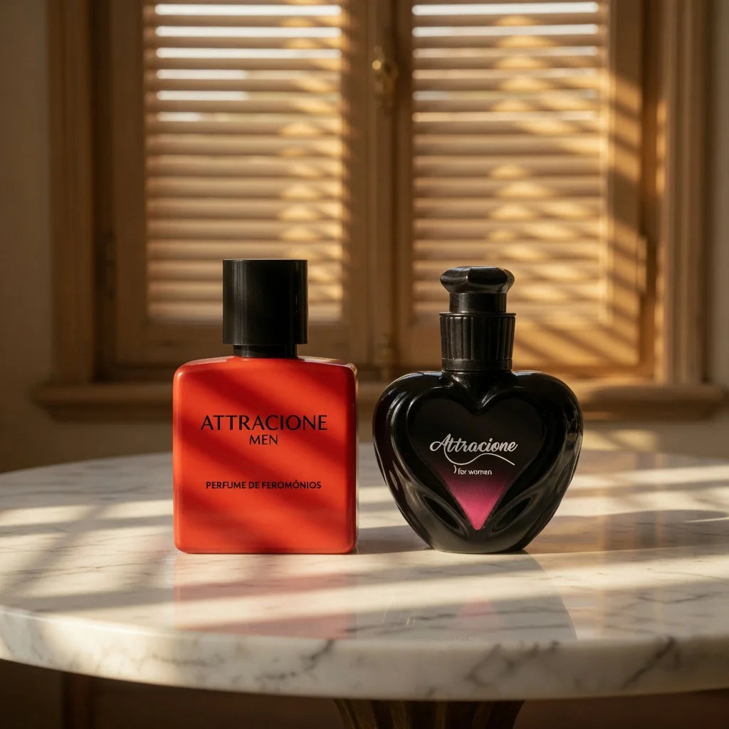 Kit Perfume Attracione Casal - 15ml - Atração e Sedução na Palma da Mão